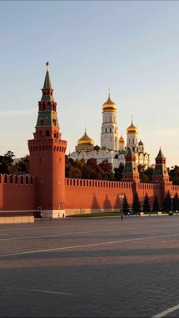 Красота Кремля на закате #Кремль #Москва #архитектура