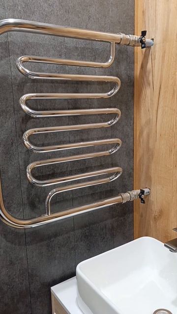 Готовый вариант ванной комнаты