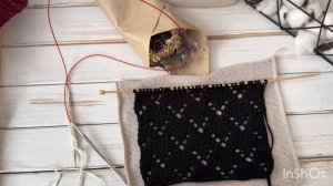 Ажурный узор спицами