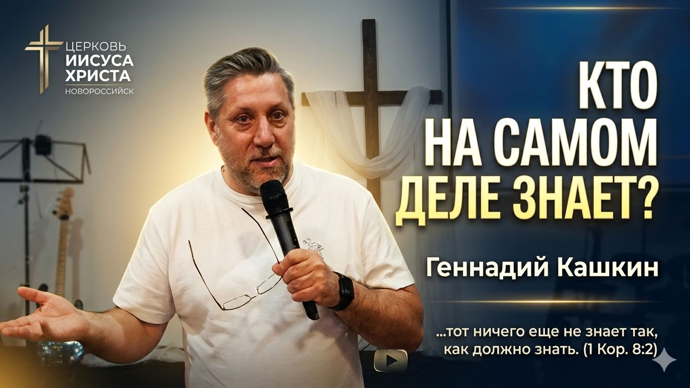 Кто на самом деле знает?  \ Геннадий Кашкин \ церковь Иисуса Христа Новороссийск
