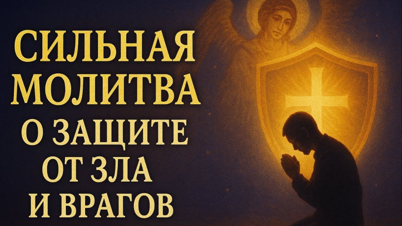 Молитва Задержания ☦️Защита от злых сил убережет от порчи и сглаза.