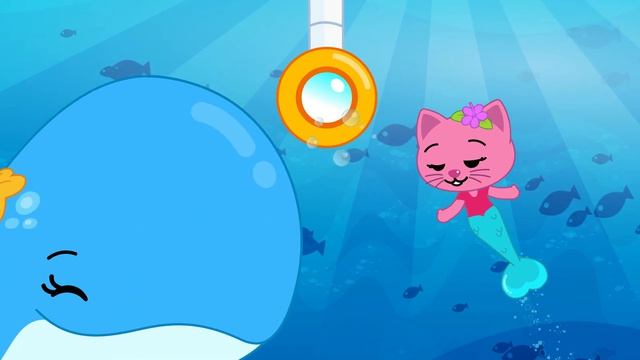 🍿 🌊 Кит 🐋💦 – Морское приключение с Плим Плим 💙
