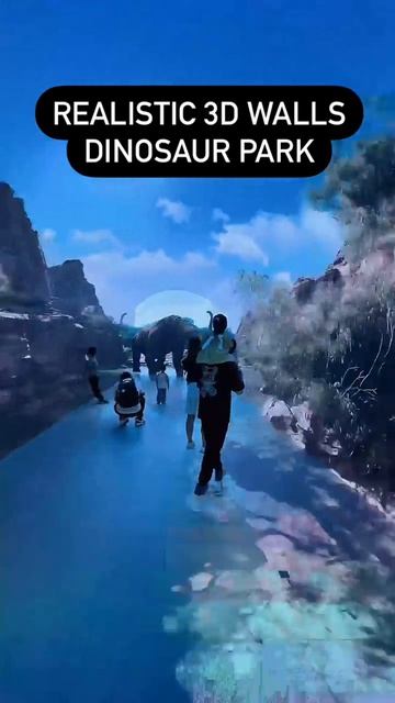 Эпичный 3D-динопарк в Китае