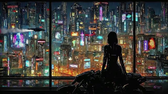 Watching The City ｜ Cyberpunk Ambient Music (1.5H)
