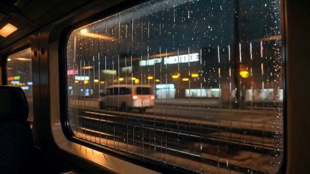 Ночной поезд под дождём 🚆🌧️ глубокий сон #2