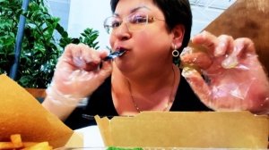 МУКБАНГ /Мидии, картошечка и тосты с соусом песто😋Шикарный был перекус!