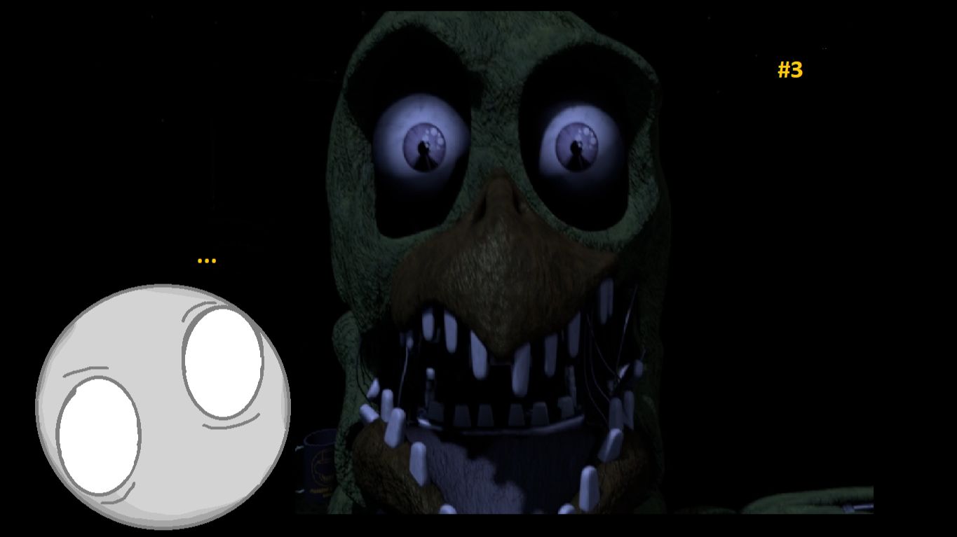 Четвёртая ночь и скримеры Чики руины!