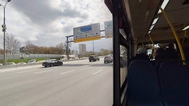 поездка на автобусе ЛиАЗ 6213 борт 191183 по маршруту 631