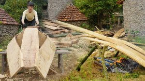 Простой способ сделать деревянную лодку из множества деревянных досок по старинке