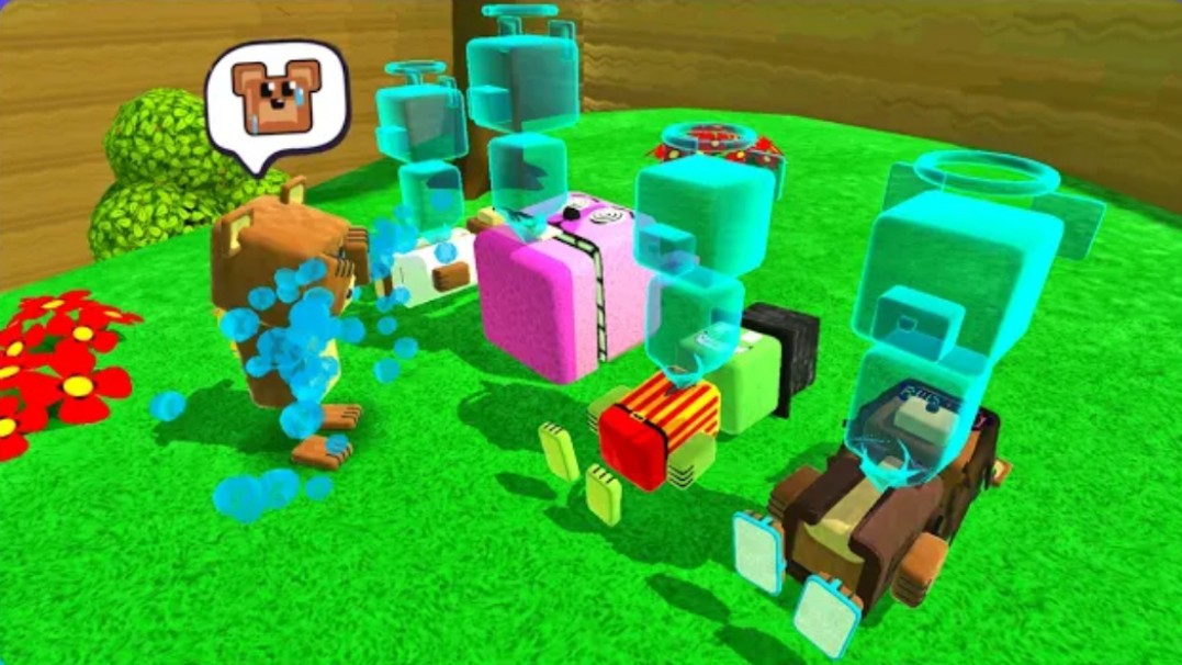 Спасение существ, ставших призраками Super Bear Adventure🐻💫