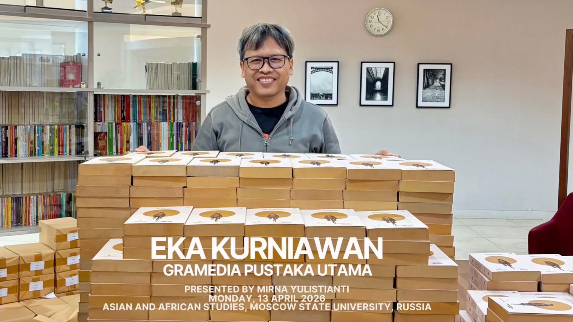 Эка Курниаван в ИСАА МГУ: разговор о современной индонезийской литературе