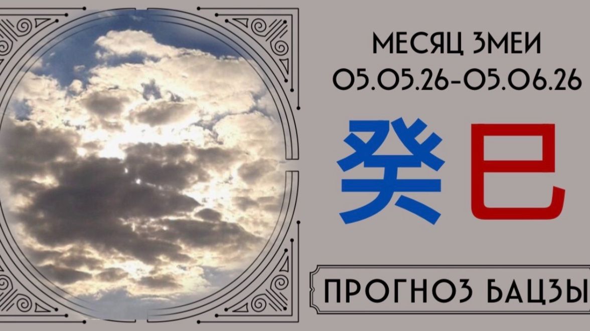МАЙ 2026 ПРОГНОЗ БАЦЗЫ