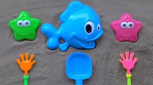 Мультики для для детей про Рыбку и Звёздочки и Песенки для малышей