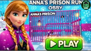 🌻 ЛЕДЯНАЯ ТЮРЬМА АННЫ, БЕГИ, ОББИ! 👸 4K БЕЗ СМЕРТЕЙ! ПОБЕГ ИЗ ЛЕДЯНОЙ ТЮРЬМЫ В ROBLOX!