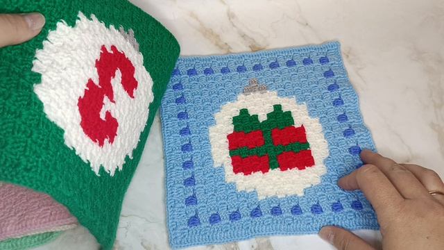 Новогодний плед, подготовка к конкурсу 