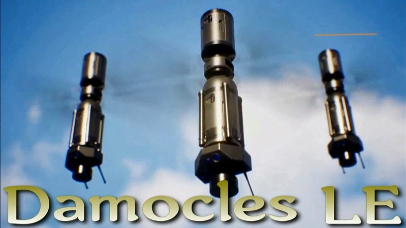Барражирующий боеприпас Damocles Lanched Effect