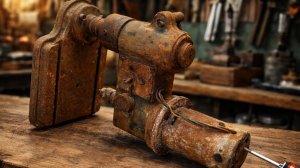 Реставрация старого ржавого сверлильного станка