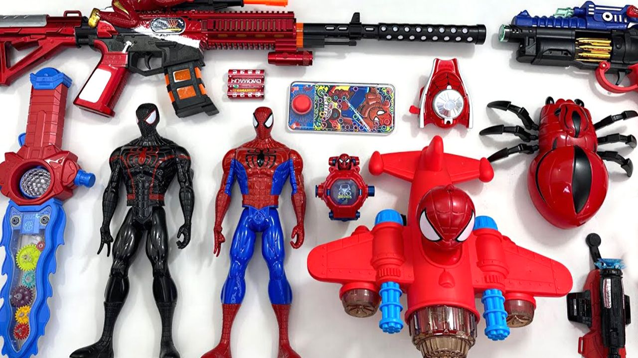 Мультики для детей. Человек паук игрушки. Мультики для мальчиков