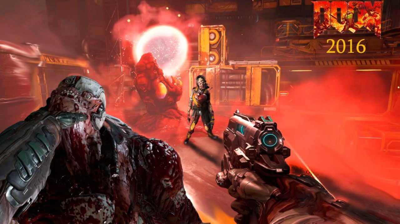 DOOM (2016) ► 2.Центр РАСПРЕС. Обследование обстановки.  (сложность : кошмар. 2026г.)