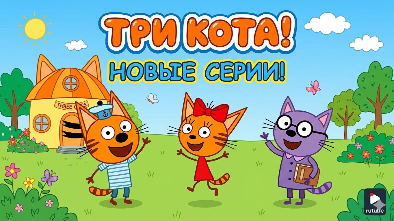 Три кота Новые Серии Коржик