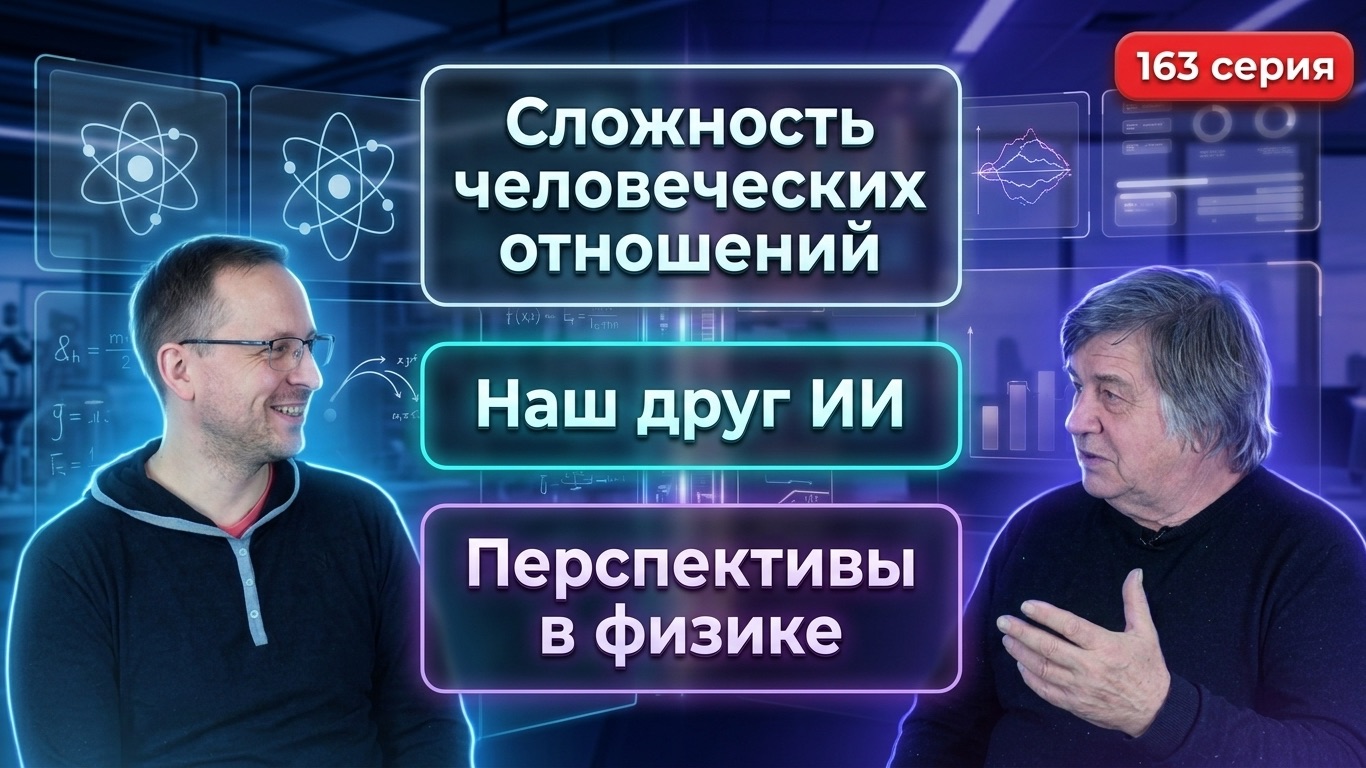 163. Нейросеть и физика: ИИ изменил мою работу. Ландау, Фейнман, КЭД. Мир человеческих отношений.