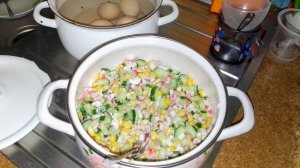 Ответ на Главный Вопрос! 
Приготовила Салат и мои
Планы/Обо всём понемногу