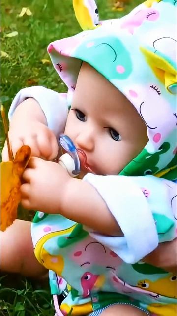 Беби бон угощает овечку листочками #cute #игрушки #игра