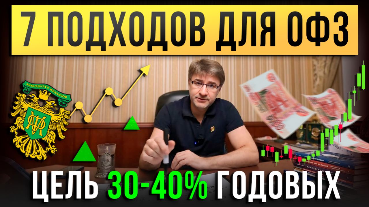 7 подходов для ОФЗ в 2026 году. Цель 30-40% ГОДОВЫХ!