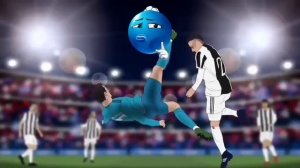 Гол Роналду через себя!!!!