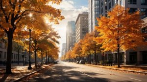 Мы шли по парку  / ИИ клип /  стихи Ольги Куликовой