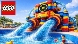 Как собрать ГИГАНТСКИЙ водяной насос из конструктора LEGO?