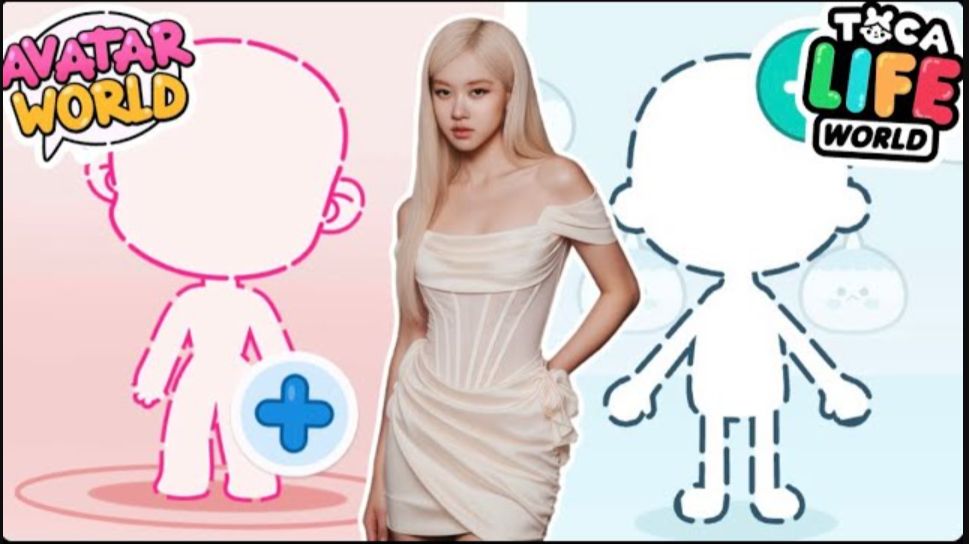 РОЗЕ БЛЭК ПИНК В ТОКА БОКА И АВАТАР ВОРЛД