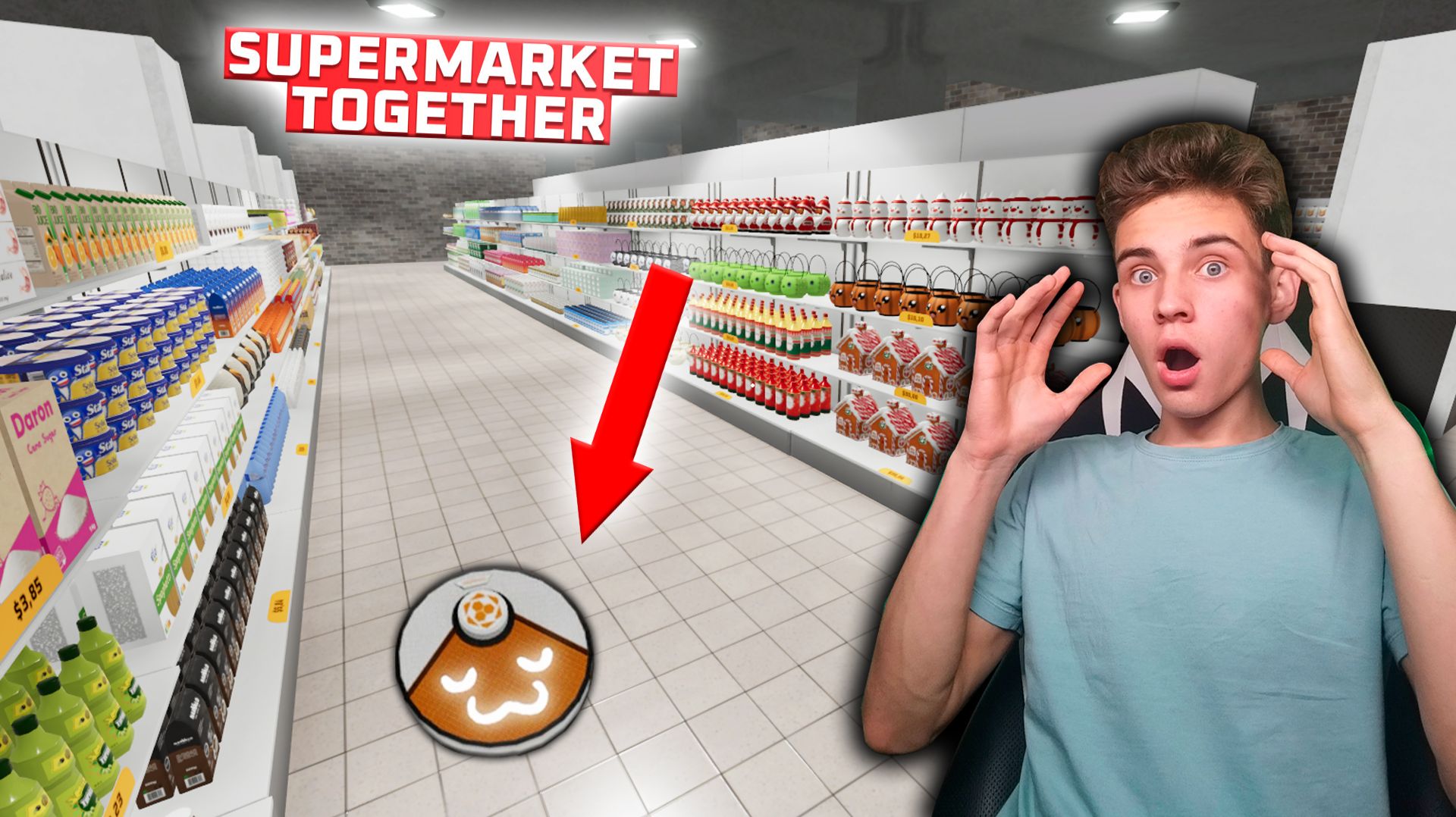КУПИЛ ПОМОЩНИКА ! КУЧА НОВЫХ ПРОДУКТОВ (SUPERMARKET TOGETHER #9)