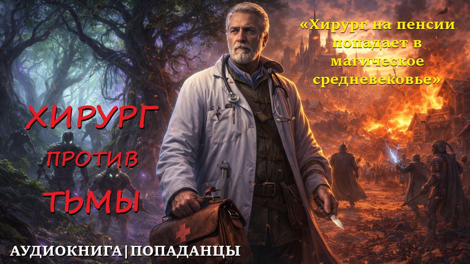 АУДИОКНИГА|ПОПАДАНЦЫ: ХИРУРГ ПРОТИВ ТЬМЫ