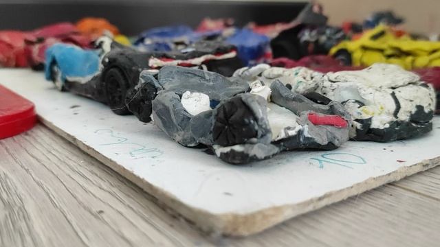 Все мои разбитые машины после краш тестов.