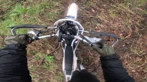 Мокрая эндуро покатушка