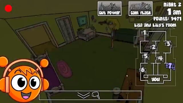 5 NIGHTS In THE LOUD HOUSE_!(Oren & Pinki)