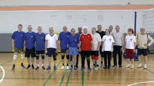 Волейбол ветераны. Открытие турнира