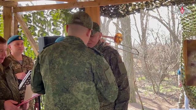 Награждение военнослужащих ГрВ «Центр»