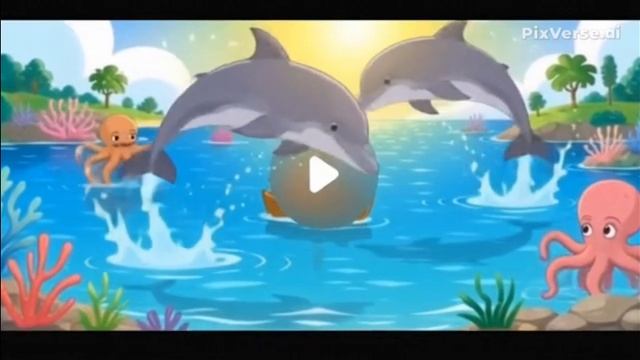 Три кота и море приключения но это сделал Pixverse 1-2