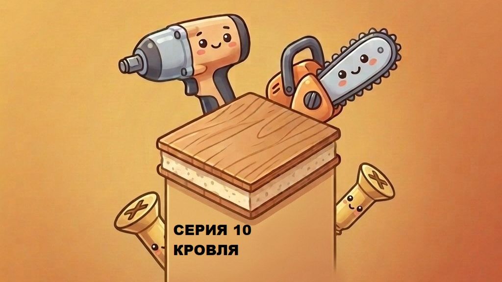 Дом из СИП панелей. Завершаем кровлю