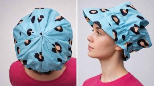ВЫКРОЙКИ В ПРОШЛОМ. Шьем эстетичный головной убор за 15 минут