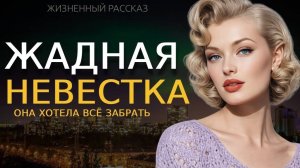 ЖАДНАЯ НЕВЕСТКА» — История из жизни о предательстве семьи и семейной драме