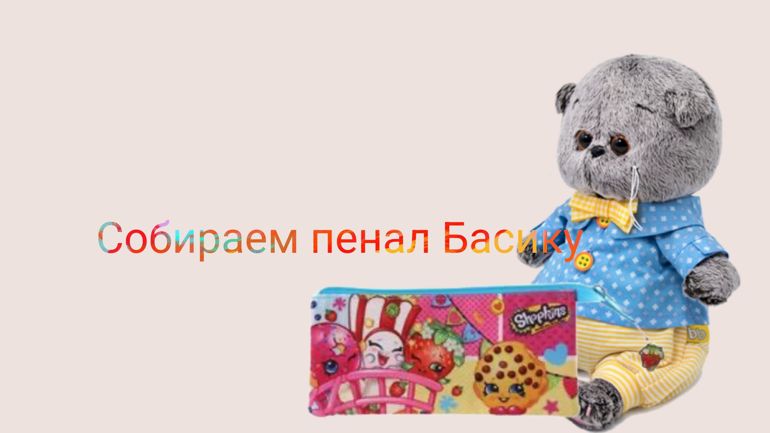 Собираем Школьный пенал Басику🏫