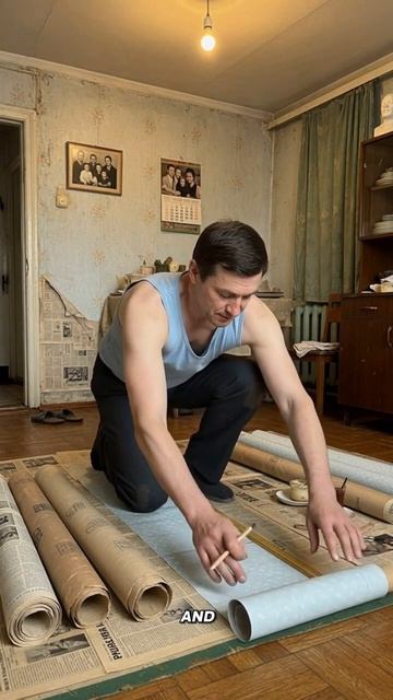 Как мы в СССР всей семьёй выбирали обои и потом клеили их до ночи. Реальная история