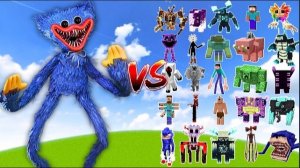 ХАГГИ ВАГИ ПРОТИВ МОБОВ В МАЙНКРАФТЕ. КТО СИЛЬНЕЕ???