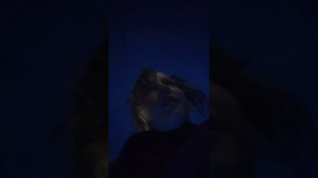 я и Вика вечером