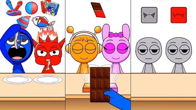 СПРУНКИ мультфильмы! Мультфильм про СПРУНКИ! Sprunki Incredibox!