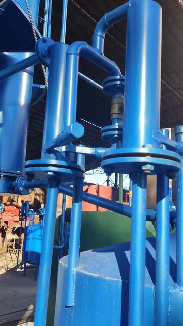 процесс переработки шин на установках Полипирол