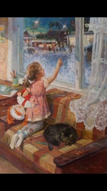 Вальс Френкеля и картины Советских художников,сколько в них теплоты 🙏❤👍  19-04-2026